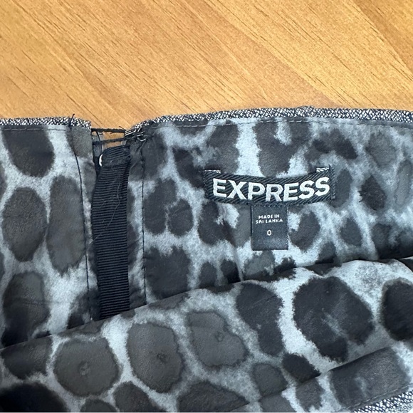 Express Skirt Suit Set Blazer Jacket 2 with Pencil Skirt 0 Office Professional - Picture 12 of 16